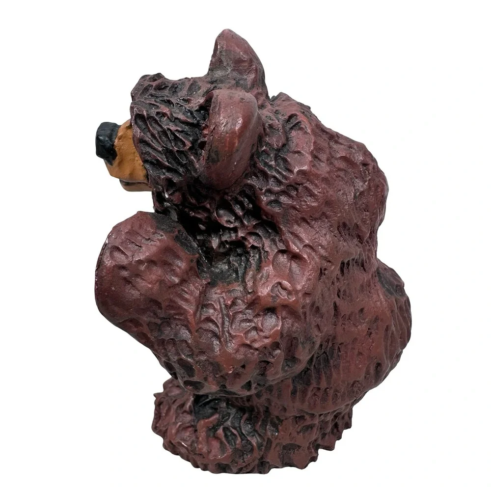 Lost Woodsman Studio Rick J Rowley Bear Moose Figurine Set 2003 Rustic Decor